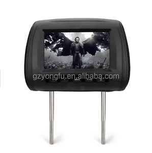 Yongfu Buon Prezzo Universale 7 Pollici Cuscino Poggiatesta Auto Monitor Per Veicolo auto AV ingresso TV taxi entertanment