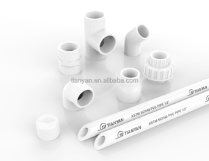 Calendario 40 <span class=keywords><strong>PVC</strong></span> <span class=keywords><strong>pvc</strong></span> <span class=keywords><strong>flexible</strong></span> adaptador hembra tubería de junta de goma para suministro de agua - Product Image 4