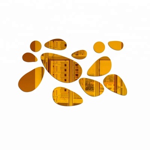Stiker Dinding 3D Anak-anak, Stiker Dinding Cermin Ruang Tamu Kamar Tidur Kartun Awan Tetesan Hujan Menarik - Product Image 6