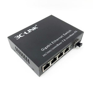 Bộ Chuyển Đổi Sợi Quang Gigabit Ethernet 10/100/1000M 4 UTP + SFP Mini 5 Cổng Chuyển Đổi Sợi Không Thể Quản Lý - Product Image 3