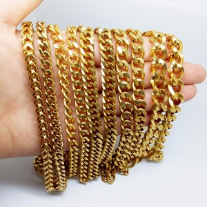 Olivia Hot Différent Diamètre 20 pouces 316 Collier En Acier inoxydable de <span class=keywords><strong>8</strong></span> Grammes Conceptions De Chaîne En Or