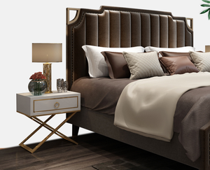 Elegant <strong>High</strong> Glossy Modern White <strong>Bedside</strong> <strong>Table</strong> - Product Image 4