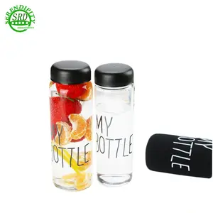China manufacturer 500ml bpa free clear plastic drinking water bottle in bulk