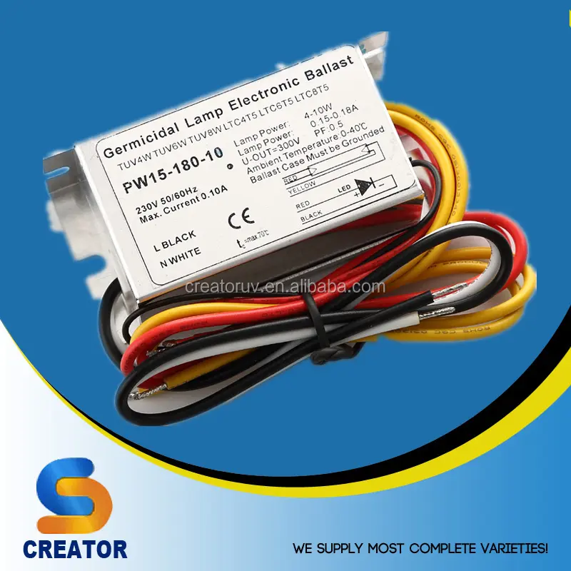 Creator PW15 Series 4-18สำหรับบัลลาสต์แสง UV UVC