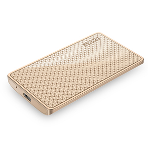 <span class=keywords><strong>SSD</strong></span> Portatile EAGET 128GB Tipo C USB 3.1 500MB/S Lettura Unità a Stato Solido Mobile in Metallo Dorato e Plastica per Laptop - Product Image 3