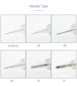 Aiguilles à broder jetables professionnelles en acier inoxydable de qualité médicale cône de 0.35mm pour aiguille de cartouche de maquillage permanente - Product Image 4