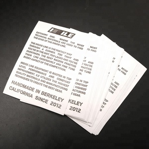 Costurar em Etiquetas de Cuidados Com a Roupa de Marca Logotipo Personalizado Impresso <span class=keywords><strong>Tyvek</strong></span> Colorido Etiquetas para o Vestuário - Product Image 2