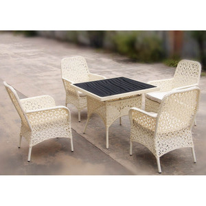 Forma de la nieve que teje <span class=keywords><strong>el</strong></span> conjunto al aire libre de los <span class=keywords><strong>muebles</strong></span> del comedor de la rota - Product Image 1