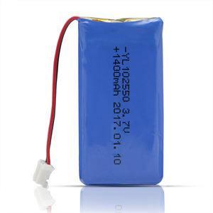 102550 3.7V 1400Mah <span class=keywords><strong>2</strong></span> Pin Connector Lithium Polymeer Accu - Product Image 3