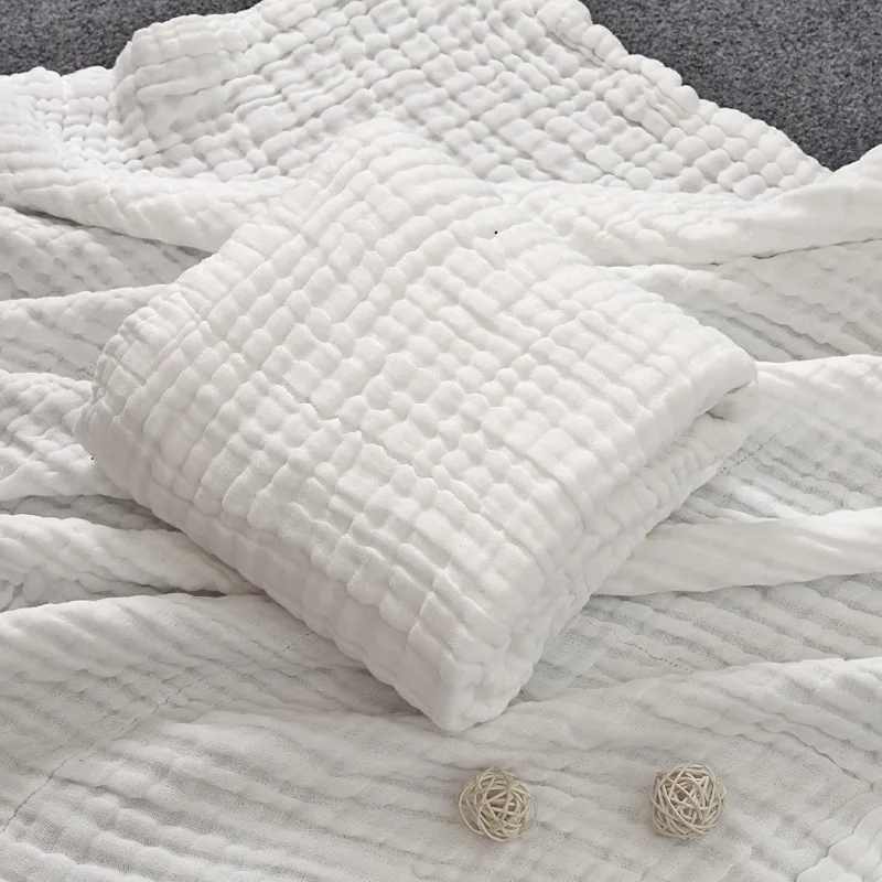 Прямая продажа с фабрики, оптовая продажа, Лот из 6 слоев 100% хлопковая муслиновая пеленка