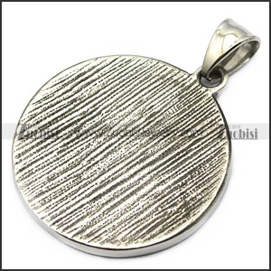 Perhiasan Viking Trendsetter dari Baja Anti Karat, Liontin Bentuk Jejak Kaki Beruang dengan Rune dan Lingkaran, Ukiran Perak - Product Image 4