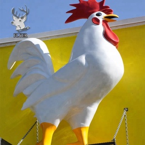 Estatua de Gallo Grande de Fibra de Vidrio para Exteriores <span class=keywords><strong>en</strong></span> Venta - Product Image 6