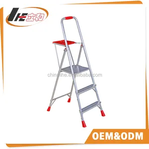 Lage Prijs Gemakkelijk Fold Breed Antislip Aluminium Step Ladder