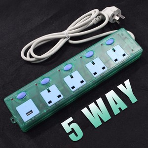 สายพ่วงไฟฟ้า 13A ลดราคาพิเศษ / ปลั๊กพ่วงไฟฟ้าแบบคิง 220V สำหรับใช้งานเชิงพาณิชย์ ยาว 3 เมตร 3 ขา แบบปลั๊กอังกฤษ Lino Smart Strip - Product Image 3