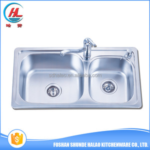 Campione gratuito commerical utilizzato dimensione esterna in acciaio inox 304/201 fibra kitchen sink - Product Image 5