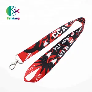 Fashion Design Custom Double Sided Key Lanyard Lanyards Presente promocional gratuito Sublimação Business Print Accessories Silk