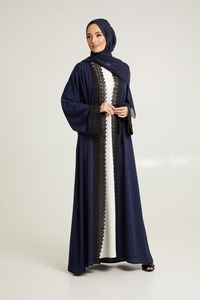 Cina produttore nuovo stile Abaya musulmano abito da donna turco abbigliamento islamico manica lunga abiti da donna - Product Image 3