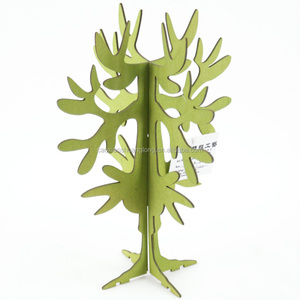 Haute qualité bois laser sculpture arbre de noël pour la décoration - Product Image 4