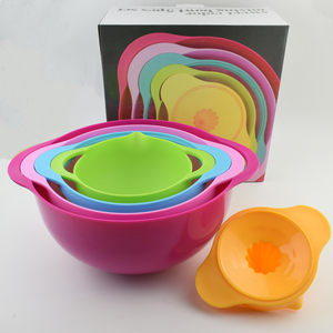 Juego de utensilios de cocina, cuenco de mezcla colorido, arcoíris, cesta de lavado de frutas y verduras, colador, exprimidor de limón, 5 uds., <span class=keywords><strong>2019</strong></span> - Product Image 3