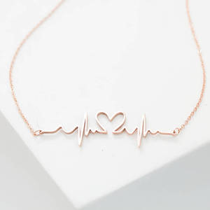 Collar con colgante de plata de ley 925 para recuerdo de bebé - Product Image 4