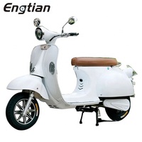 Scooter Eléctrico Clásico de 1200W con Certificación EEC, Scooter Eléctrico de 2 Ruedas en Venta con Batería de Litio, Europa, 6-8H