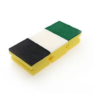 Estropajo de esponja de cocina con agarre HD/NS, personalizado, ecológico, venta al por mayor