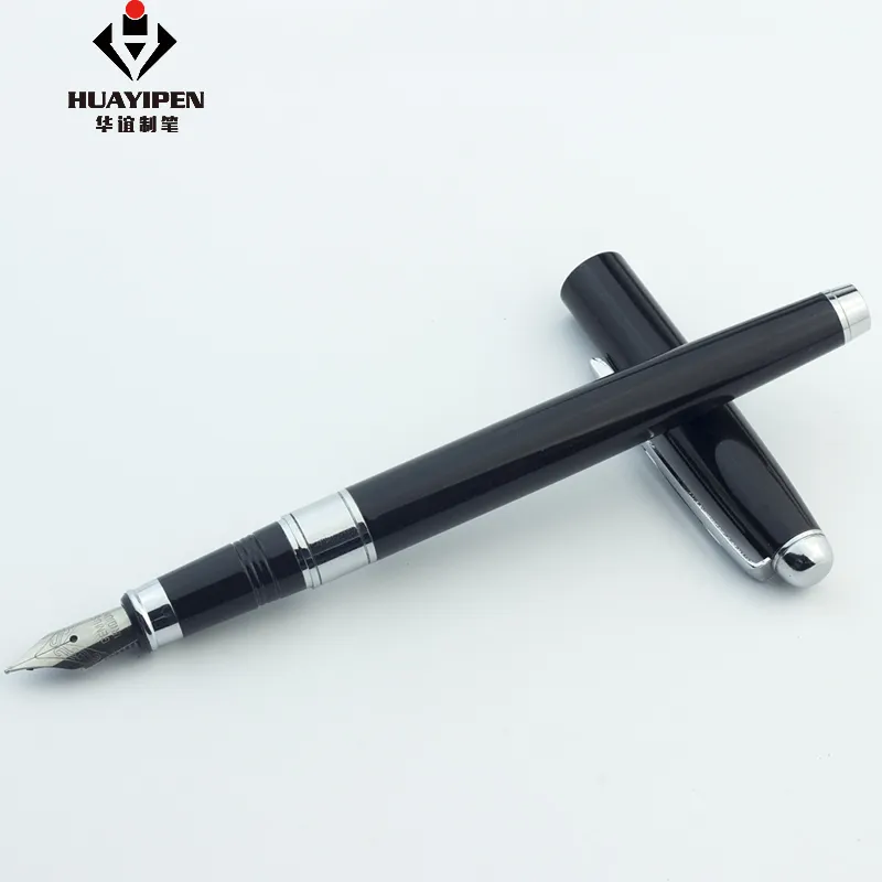 Stylo à bille en métal fin de haute qualité, stylo à plume personnalisé, raccord en acier pour cadeaux de bureau et d'école