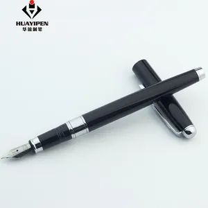 Promotional Slim High Quality Metal Ball Pen Custom Fountain Pen Steel Fitting For Office School Gifts