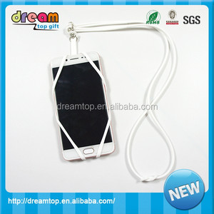 シリコンネックストラップOEM携帯電話ストラップカードホルダー付き - Product Image 3
