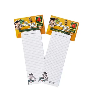 Tủ lạnh nam châm notepad trên tủ lạnh từ danh sách mua sắm