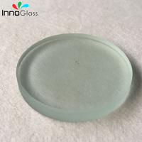 Bloques de vidrio ultratransparente de 17mm y 19mm, bloques de cristal delicados de hierro bajo para decoración, artesanías de vidrio