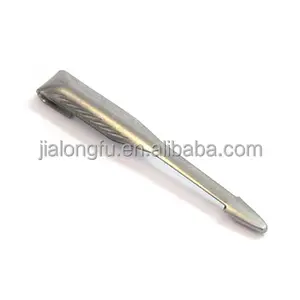 Estampage clip de stylo en métal en métal en acier de pièces stylo clip rencontré