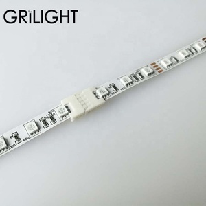 Conector <span class=keywords><strong>de</strong></span> Tira LED Sin Soldadura Nuevo, Conector <span class=keywords><strong>de</strong></span> CC <span class=keywords><strong>de</strong></span> 4 Pines para Tiras LED RGB, Cable <span class=keywords><strong>de</strong></span> Conexión para Tiras LED - Product Image 2