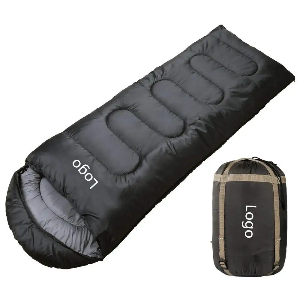 Woqi อุปกรณ์ตั้งแคมป์ที่ยอดเยี่ยม3ฤดูกาลอากาศหนาวน้ำหนักเบากันน้ำถุงนอนสำหรับการเดินทาง
