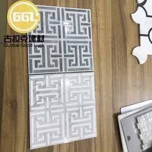 Mosaïque en marbre d'Italie, <span class=keywords><strong>carrelage</strong></span> pour salle de bain à jet d'eau pour mur ou <span class=keywords><strong>sol</strong></span> - Product Image 6