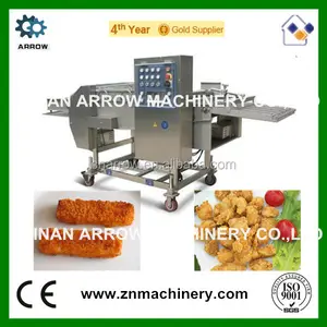 Industrial Automatic Electric Tempura Batter Covering Machine Chicken Nuggets Battering Machine And Meat Patties Battering