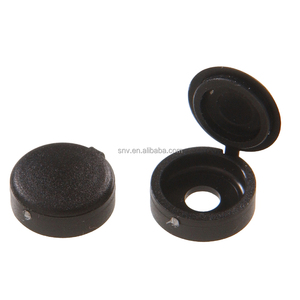 Capuchons à vis décoratifs ISO-Prévention de la rouille Ouverture facile blanc/noir - Product Image 3