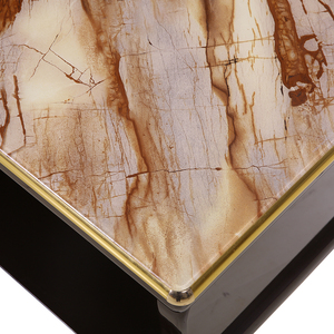 طاولة ذات إطار خشبي mdf طويلة للبيع بالجملة طاولة ذات إطار معدني باللون الأبيض ذات تصميم رخيص مزودة بأدراج للتخزين