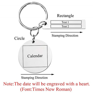 Key <strong>Chain</strong> Wholesale Custom <strong>Cheap</strong> Calendar Key <strong>Chain</strong> - Product Image 6
