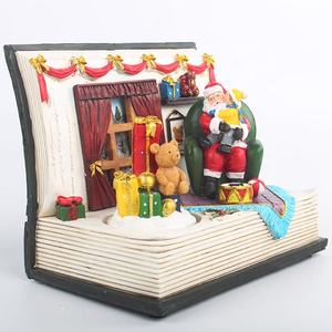 Antiguo Santa y <span class=keywords><strong>Cascanueces</strong></span> la escena de la habitación Musical Led luz Navidad decoración de interiores - Product Image 2