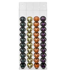 กล่องแคปซูลกาแฟ Nespresso ติดผนัง,ที่แขวนแคปซูลทำจากอะคริลิกทนทาน