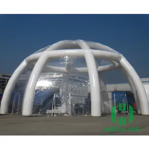 안녕 CE 0.6mm PVC 거대한 어린이 놀이 텐트 하우스 하드 플라스틱 소재 공기 꽉 텐트