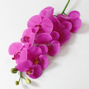 ดอกกล้วยไม้9หัว,ดอกกล้วยไม้สีขาวประดิษฐ์สีฟ้า