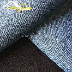 74.4% poliester 21.9% algodon 1.4% elastano fibra regenerada <span class=keywords><strong>2.</strong></span><span class=keywords><strong>3</strong></span>% tejido vaquero al por mayor - Product Image 1