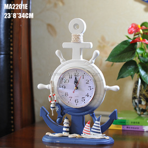 Trang trí Neo bảng đồng hồ, 7 Bộ 23x8x34 cm hải lý đồng hồ cổ trên bàn làm việc - Product Image 3