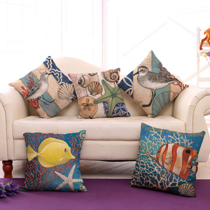 Hearty Ocean Fish Đệm Thăng Hoa Trang Trí Nội Thất Gối Trường Hợp Băng Ghế Dự Bị Đệm Bao Gồm - Product Image 3