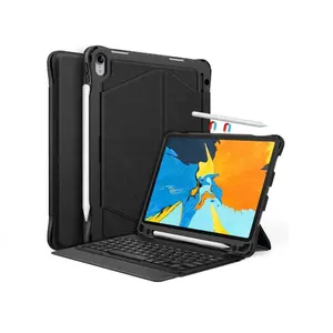 MoKo ISO BSCI stoß feste benutzer definierte abnehmbare TPU Leder kabellose Tablet-Tastatur hülle für iPad Pro 11 2018