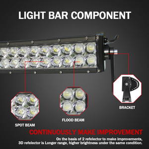 Automotive Ip68 Ce Rohs Auto Truck Jeep Crued 52 Inch Led light bar Jeep - Product Image 3