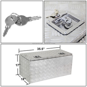 36" Aluminum Pickup Truck Trunk Bed Tool Box Underbody Trailer Storage+lock - Product Image 5
