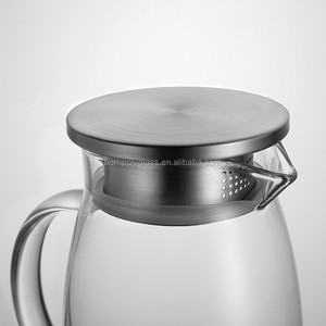 Cổ điển handmade chất lượng cao chịu Nhiệt Thủy Tinh Cà Phê Trà lọc bình - Product Image 5